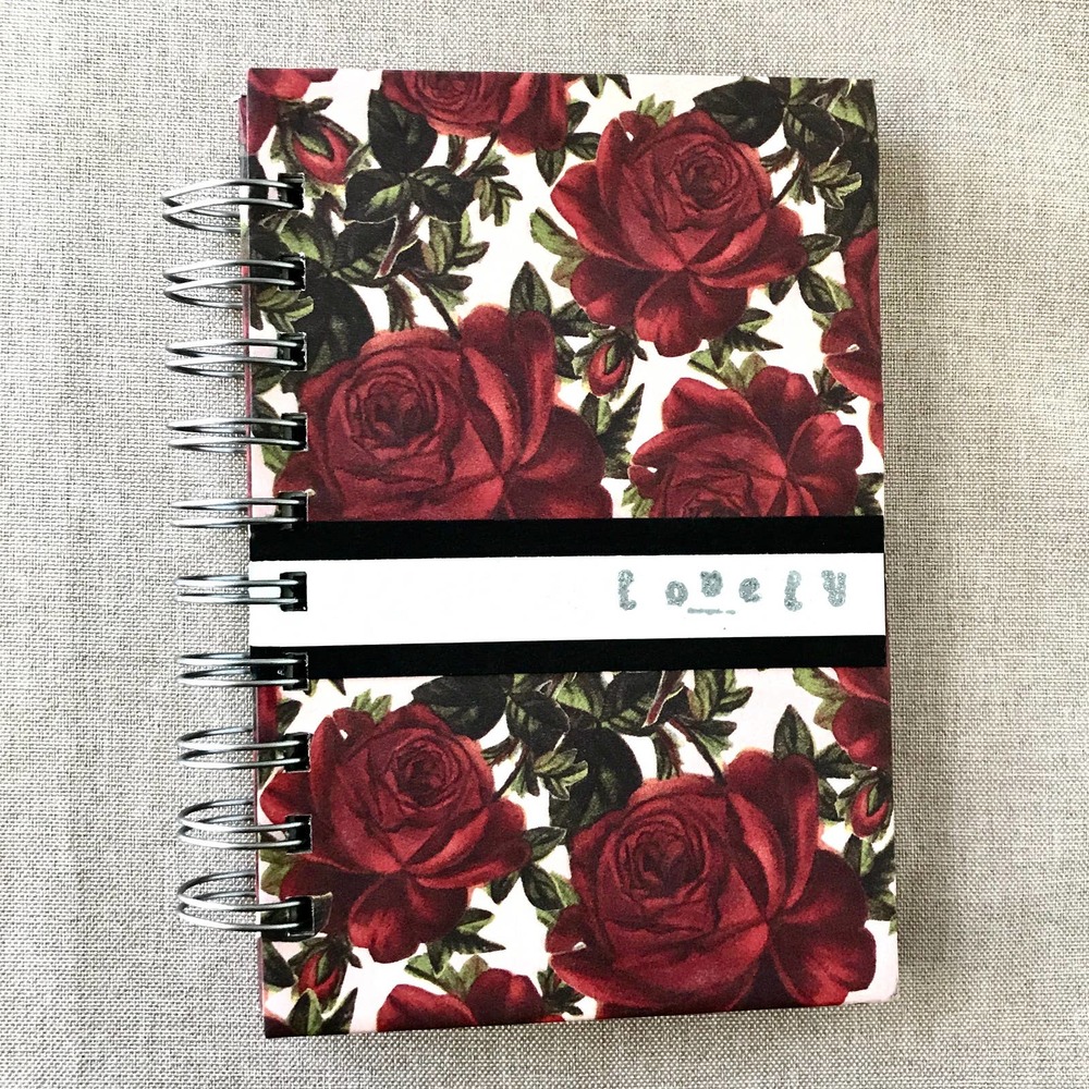 Lovely - Roses - Blooming - A6 - Lined - Bullet Journal - Planner - Spiral